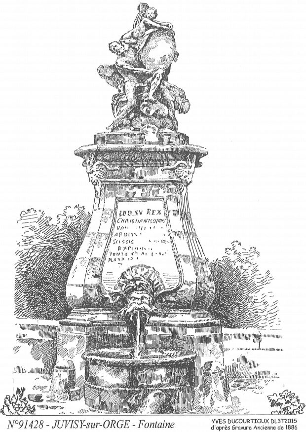 N 91428 - JUVISY SUR ORGE - fontaine